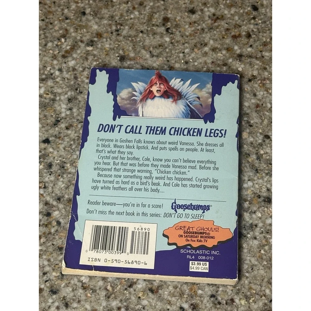 Goosebumps CHICKEN CHICKEN #53 TRUE First Printing RL Stine First Edition